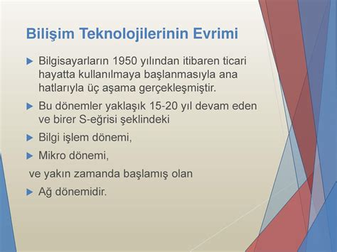 Bilgi Teknolojilerinin Evrimi