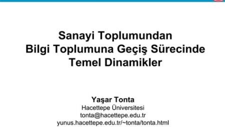 Bilgi Toplumuna Geçiş Sürecinde Eğitim