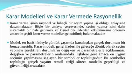 Liderlerin Kullandığı Karar Verme Modelleri